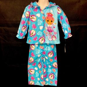 NOWT Lalaloopsy Flannel Pajama Set Girls 24 months